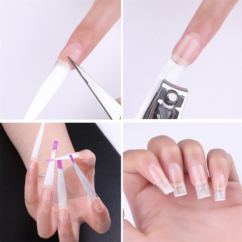 Nail Extension FiberFree Paper Tray to Quickly Extend Fiberglass
