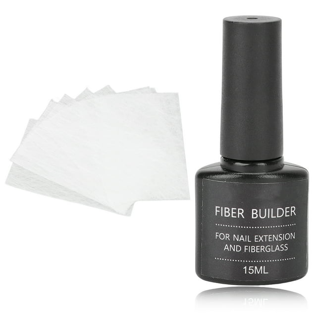 Nail Extension Fiberglass Kit 15ml Extension Gel and 10pcs Fiberglass