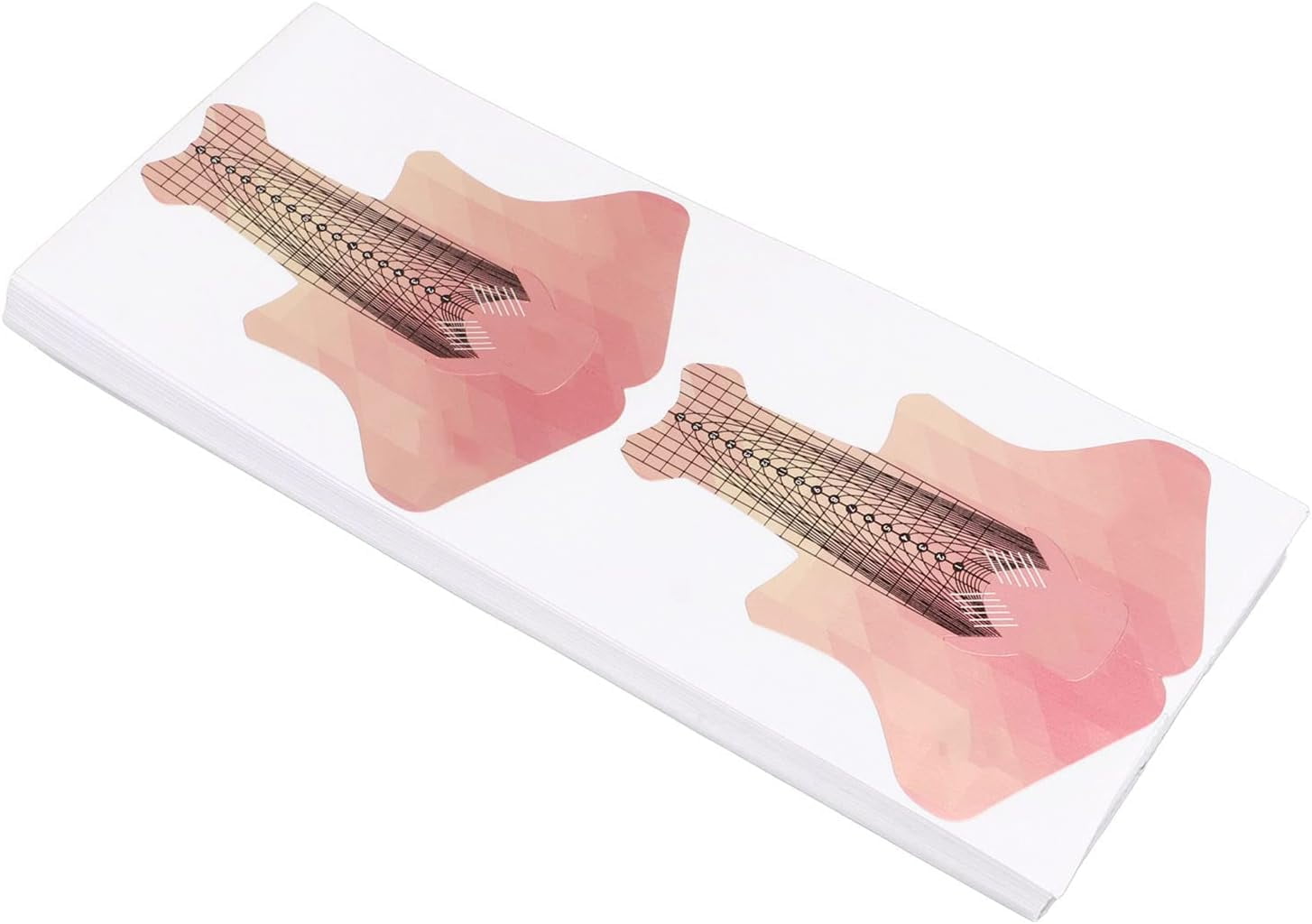 Nail Extension Forms Self Adhesive Foldable Nail Guide Form Stickers
