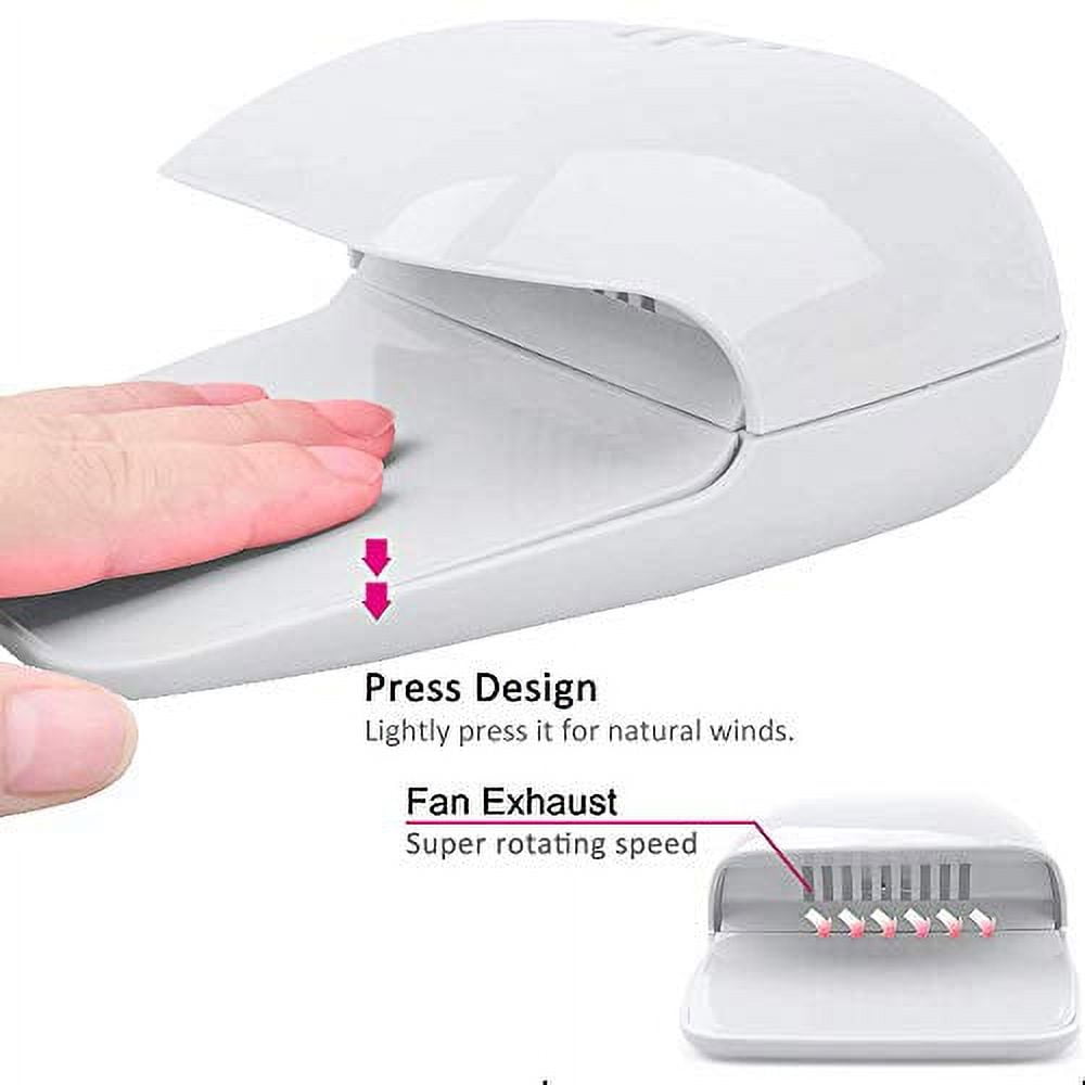 Nail Fan Dryer for Regular Nail Polish, Portable Nail Dryer Nail Art