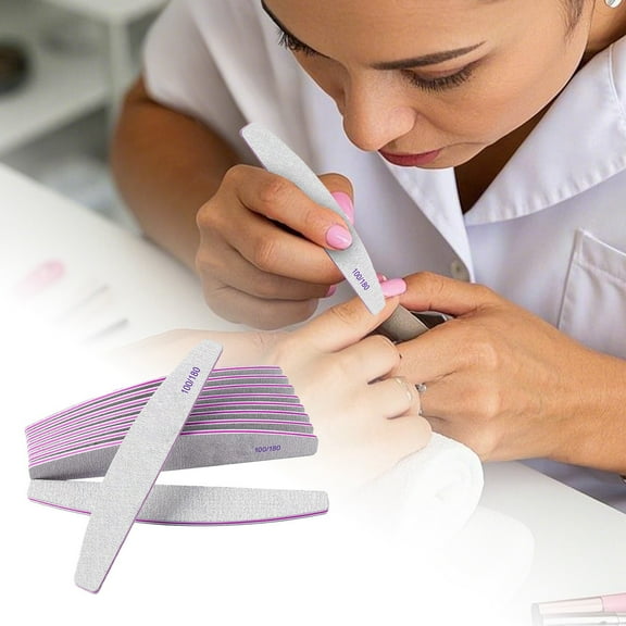 Nail File Double Sandpaper Board Nail Sculpting Tools for Home and Salon Grooming Use Versatile Beauty Accessories for Nail Care