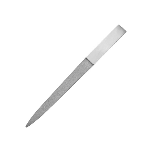 Nail File Product Category Nail File 2 - Stainless Steel File Gray for Thick Nails Double-Ended Manicure Grinding Tool Precision Metal Nail Shaping