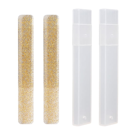 Nail File - Set of 2 Glass Nail Files - Handmade Gifts - for Natural Nails - Crystal Nail Files