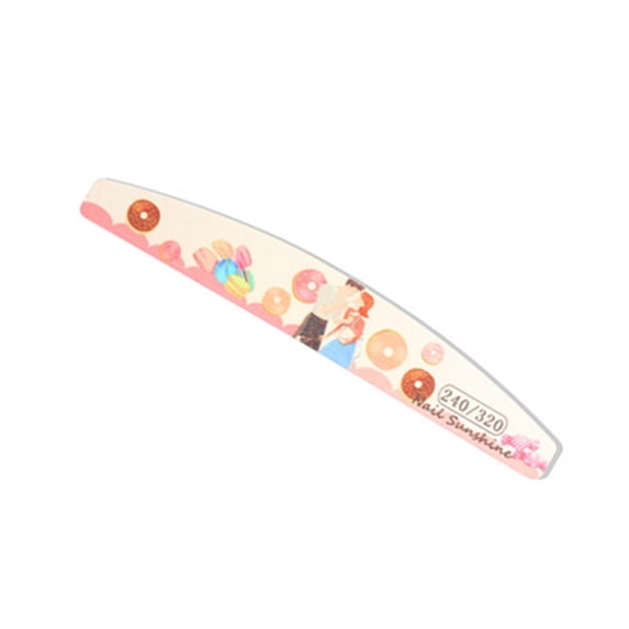 Nail Files - Double Sided Manicure Nail File - Zebra Emery Board, Quick Nail Shaping & Buffing, Valentine'S Day Gift, Portable Nail Care Tool for Women , Smooth Finish, Travel Ready