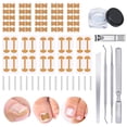 thumbnail image 1 of Nail Files Ingrown Toenail Set With Breathable Ingrown Toenail Strips Curved Toenails Corrector Patch File And Lifter Pedicure Tools For Women Man, 1 of 7