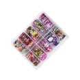 thumbnail image 1 of Nail Foil Nail Art Foil Glue Gel with Nail Art Foil Transfer Stickers Bundle, Foil Stickers Set, 10 Rolls Flowers Nail Art Foil Transfer Stickers - shape4, 1 of 5