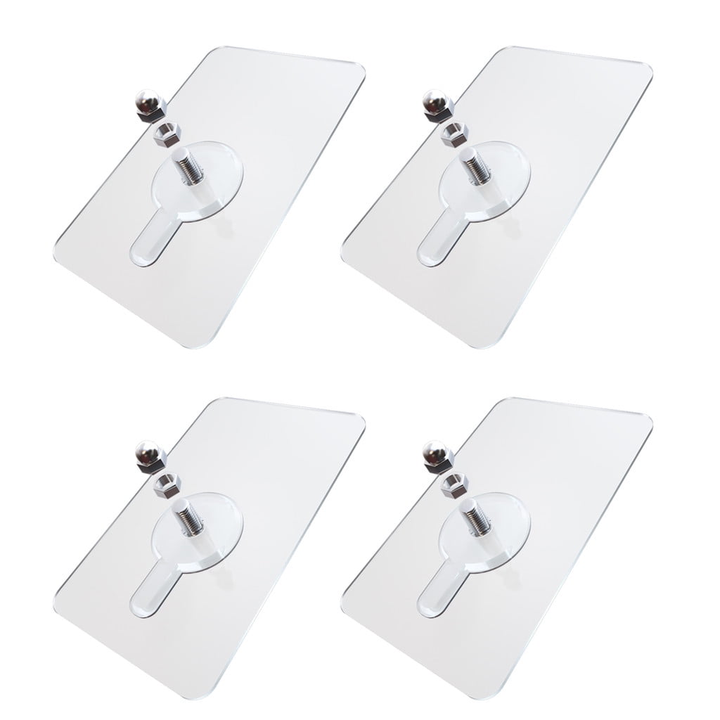 Nail Free Wall Hook Screw Adhesive NonTrace No Drilling for Bathroom
