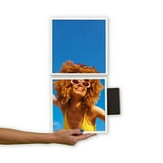 TilePix Nail Free White Frame, 2-Piece Split Image