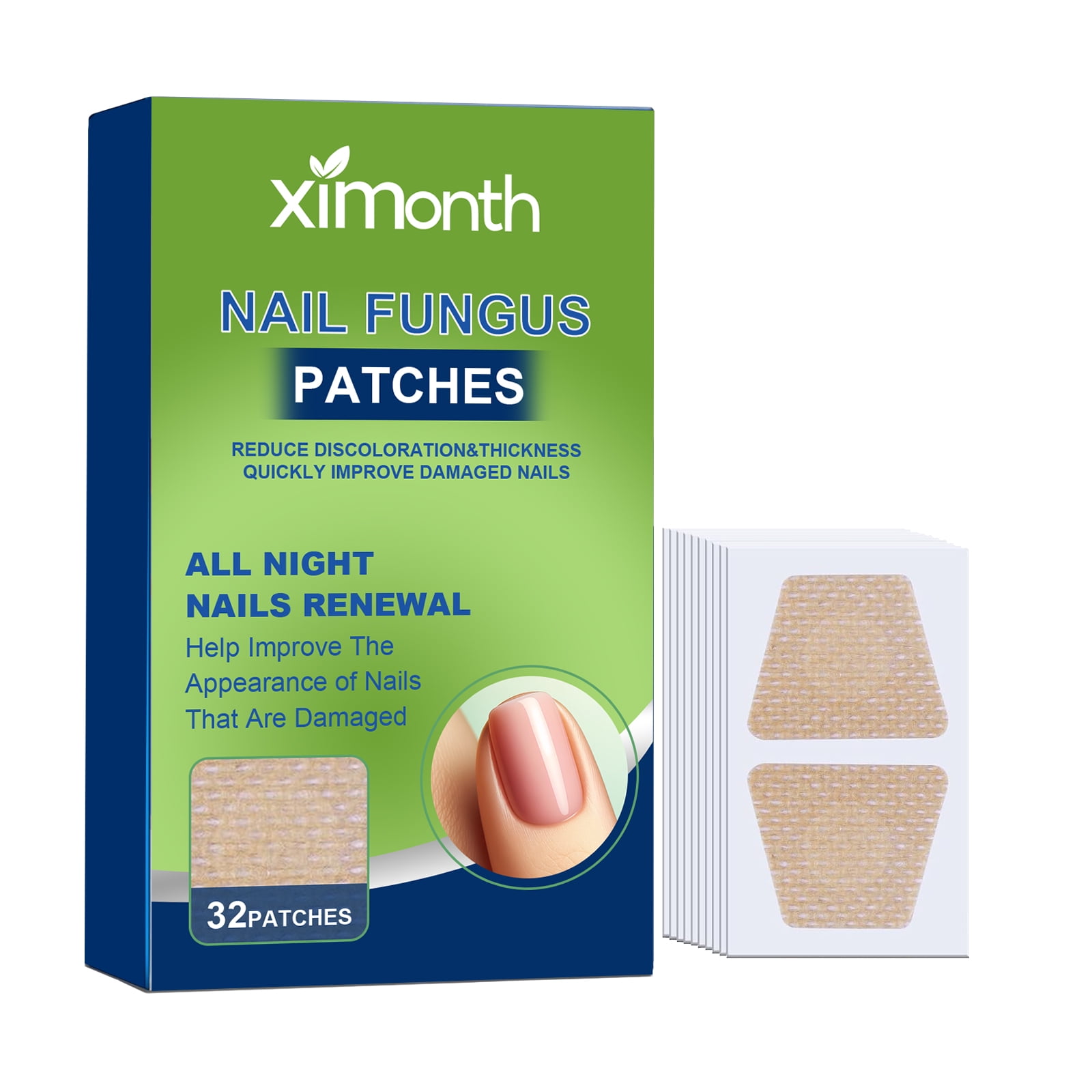 Nail Fungus Patches, 32 Patches Nail Toenails Toe Nail Patches Nail