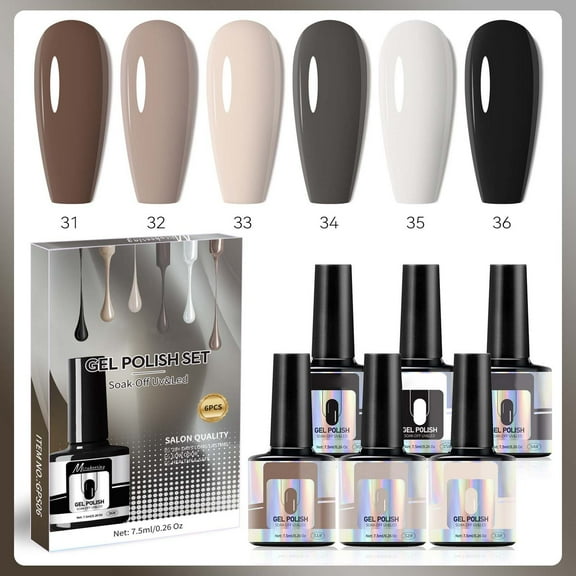 Nail Gel Polish, Fluorescent Nail Oil, Phototherapy Gel Set for Nails, Long-Lasting Low Odor Nail Enamel with Health Ingredients and Durable Adhesion