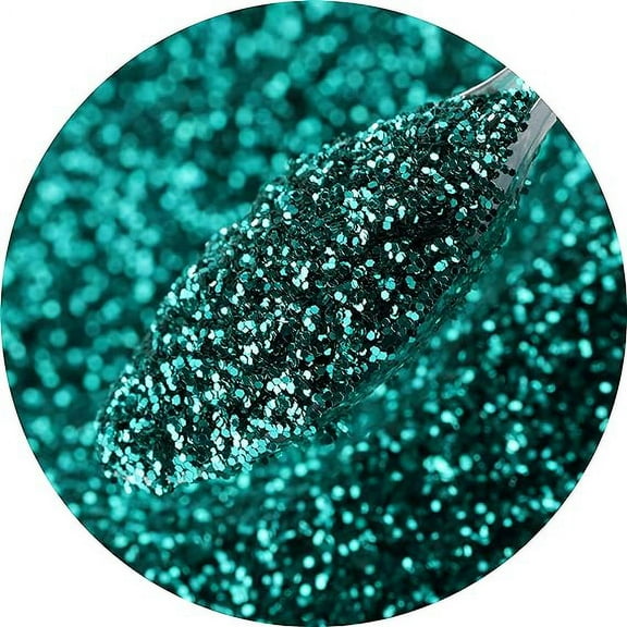 Nail Glitter - Green Fine Glitter in Jar - 4 Oz Glitter for Crafts - Glitter for Slime - Face Glitter - Candle Glitter - Body Glitter