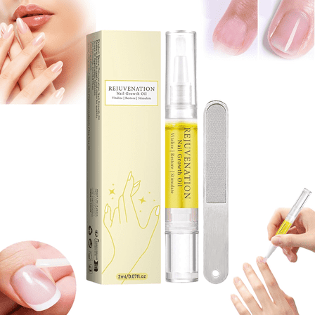Nail Growth Oil, 2025 Upgrade Rejuvenation Nail Oil Pen, Cuticle Oil for Nails, Nail Strengthener for Moisturize Strengthen Brighten Nails Care