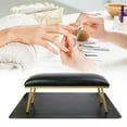 thumbnail image 1 of Nail Hand Pillow and Table Mat Set Nail Art Cushion Mat Set, Desk Soft Nail Hand Rest Holder Hand Cushion for Salon Home Arm Black, 1 of 10
