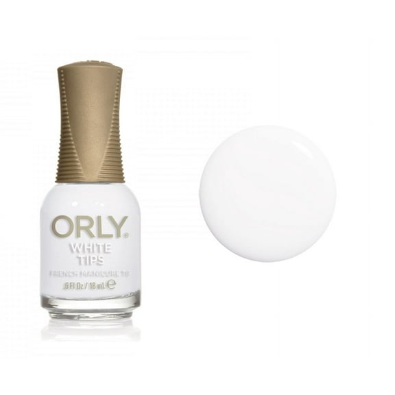 Nail Lacquer # 22001 - White Tips by Orly for Women - 0.6 oz Nail Polish