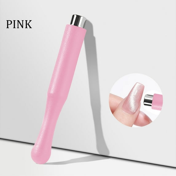 Nail Magnet Stick Single-head Nail Magnetic Stick Nail Art Magnet Stick Cat Eye Nail Magnet Cat Eye Magnet Stick 3D Magnetic Cat Eye Gel Nail Polish, Pink