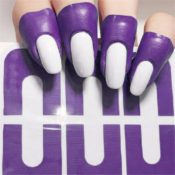 Nail Oil Spill Prevention U Shaped Stickers for Manicure at Home Salon Quality Decals Easy Application