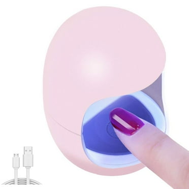Nail Phototherapy Lamp, Cute Egg UV Gel Nail Lamp, USB Mini Nail UV Light, LED Therapy Sun Light Dryer, Automatic Sensor Nail Art Tools for Fingernail & Toenail