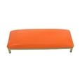 thumbnail image 1 of Nail Pillow Nail Art Hand Holder Accessory PU Leather Hand Cushion Nail Hand Rest Cushion for Manicurist Nail Technician Use orange, 1 of 10