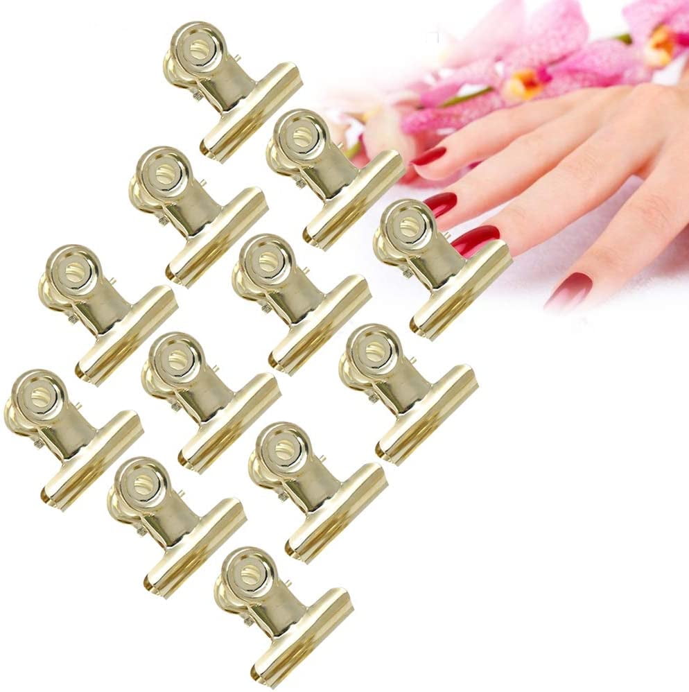 Nail Pinching Tool, 12pcs Curve C Nail Extension Clips Nail Pinching