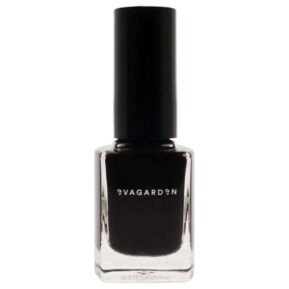 Nail Polish - 602 Black by Evagarden for Women - 0.34 oz Nail Polish
