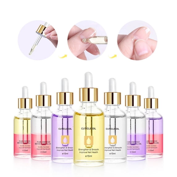 Nail Polish Care Oil,Floral Scent Nail Polish Drying Drops,Fast Strengthening and Hydrating for Dry,Weak, Fragile Nails,Nail Exfoliating Extract Oil