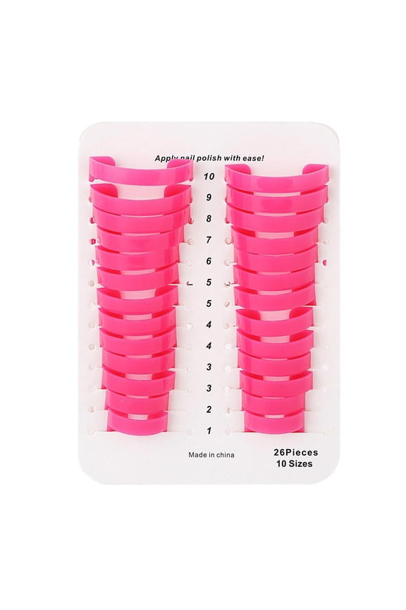Nail Polish Guard Clips, Anti-Overflow Stencil Shield for DIY Nail Art, Professional French Manicure Edge Protector, Reusable Fingertip Cover for Gradient & Stamping