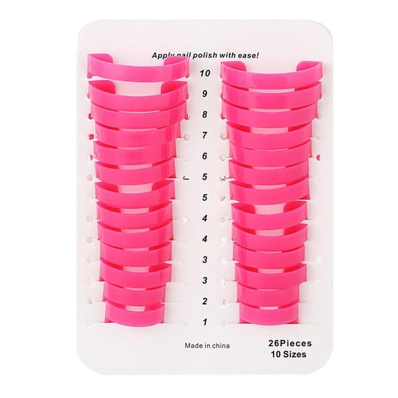 Nail Polish Guard Clips, Anti-Overflow Stencil Shield for DIY Nail Art, Professional French Manicure Edge Protector, Reusable Fingertip Cover for Gradient & Stamping