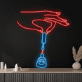 thumbnail image 1 of Nail Polish Neon Sign, Nail Salon, Shop, Manicure Wall Decor, 1 of 4