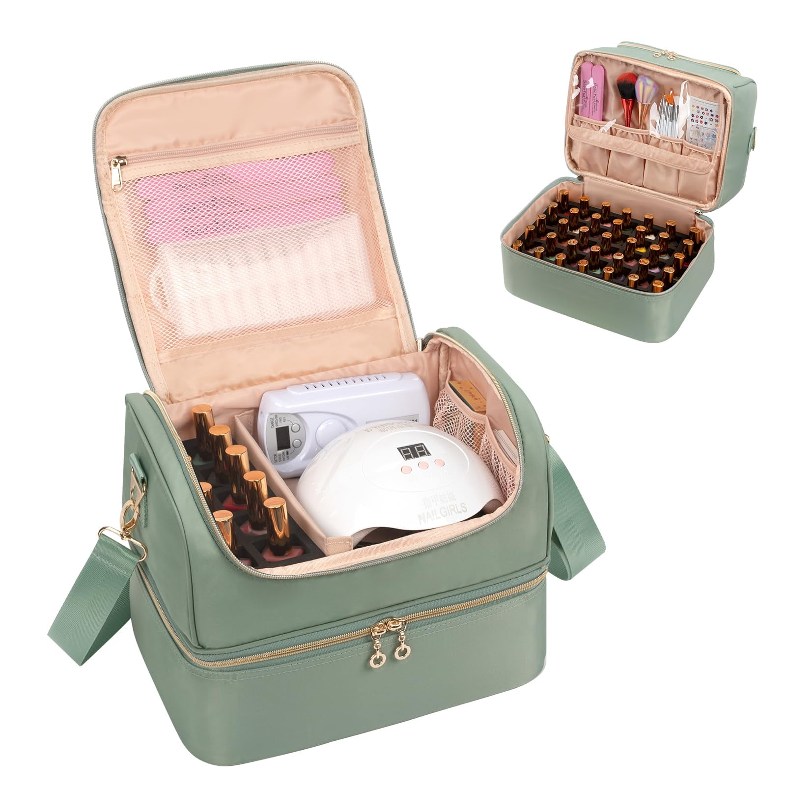 Nail supply carrying case on sale