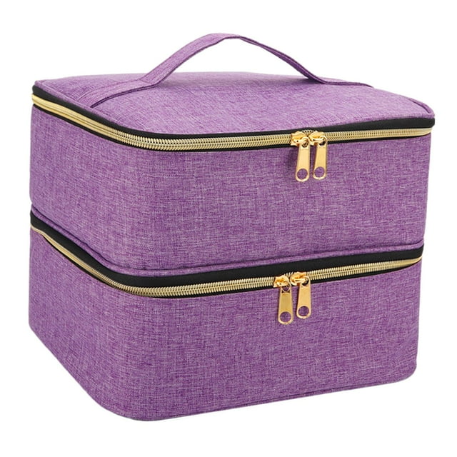 Nail Polish Organizer/ Gel Nail Polish Storage Box with Sturdy Handle