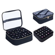 Nail Polish Organizer Holds 30 Bottles15ml-0.5fl.oz, Nail Polish Supplies Travel Case for Display