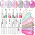 thumbnail image 1 of Nail Polish Pen Set, 6 Colors Air Dry Nail Art Pens, No Lamp Needed, Manicure Pens for Adults Teens Home Nail Art & Daily Nail Decoration, 1 of 5