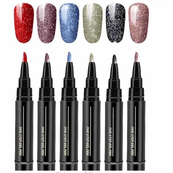 Nail Polish Pens - Color Rich Quick Dry Formula, Artistic Design Marker Sticks | No UV Salon Quality Painting Kit, Professional Nails Art Accessory, Creative Nail Styling Gatherings Celebrations