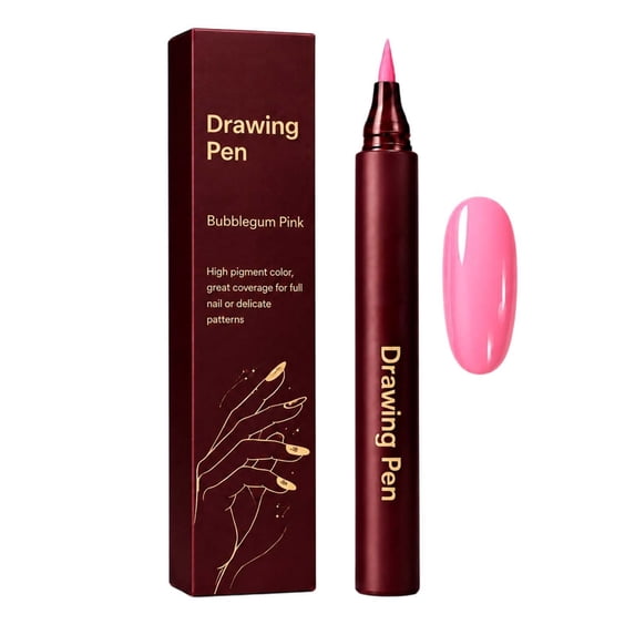 Nail Polish Pens, Polish Nail Polish Pens,Nail Pens, Quick Dry Nail Art Pens, Air Dry Nail Paint, No Uv Lamp Needed, Easy Control Brush Tip