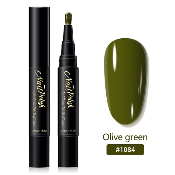 Nail Polish Pens,Polish Nail Polish Pens,Nail Pens, Quick Dry Nail Art Pens, Non Toxic Eco Friendly Air Dry Nail Paint, No Uv Lamp Needed, Easy Control Brush Tip