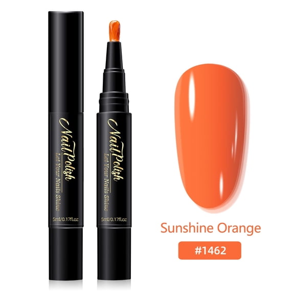 Nail Polish Pens,Polish Nail Polish Pens,Nail Pens, Quick Dry Nail Art Pens, Non Toxic Eco Friendly Air Dry Nail Paint, No Uv Lamp Needed, Easy Control Brush Tip