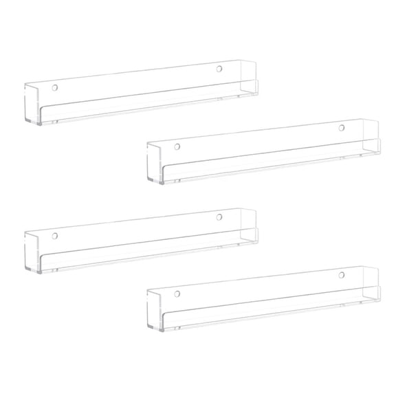 Nail Polish Rack Wall Mounted Shelf Acrylic Organizer Display Stand for Home