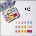 thumbnail image 1 of Nail Polish Set, Gel Nail Polish, 9-Color Solid Adhesive Nail Polish Kit With High Saturation Shades, Long Lasting Color Locking, Easy Application Texture, For All Scenes And Nail Art Techniques, 1 of 8