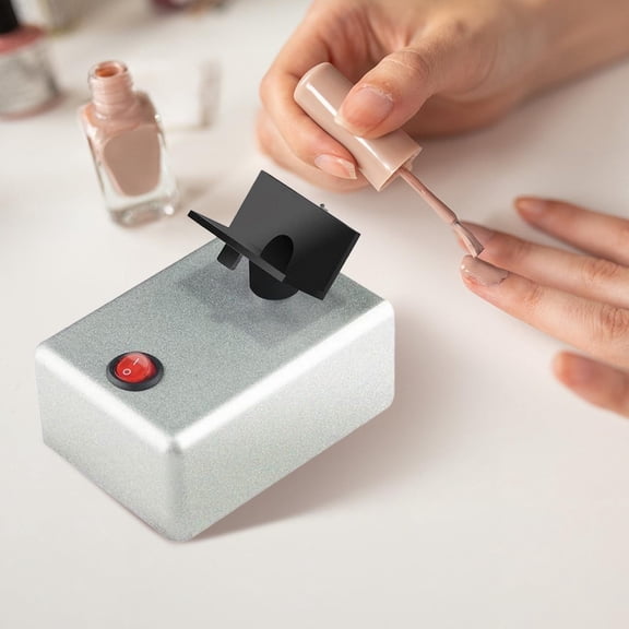 Nail Polish Shaker, Silver, Us Plug - Nail Polish Shaker Machine, 32 Shakes/Min Vibrating Mixer for Gel Polish, Ink & Lash Glue, Nail Tools Easter Mother'S Day Nail Makeup Organizers