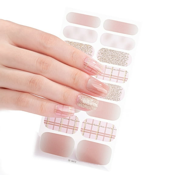 Nail Polish Sticker Nail Strips Nail Stickers Summer Nail Polish Strip Nail Wrap