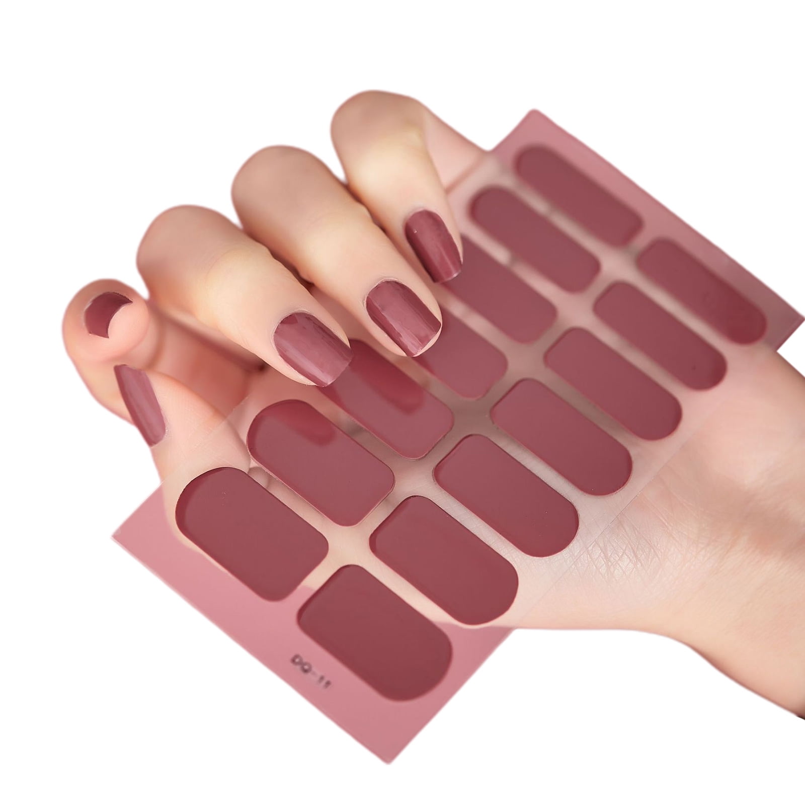 Nail Polish Strips Glitter Plaid Semi Cured Gel Nail Strips Full Nail Wraps Nail Polish Stickers