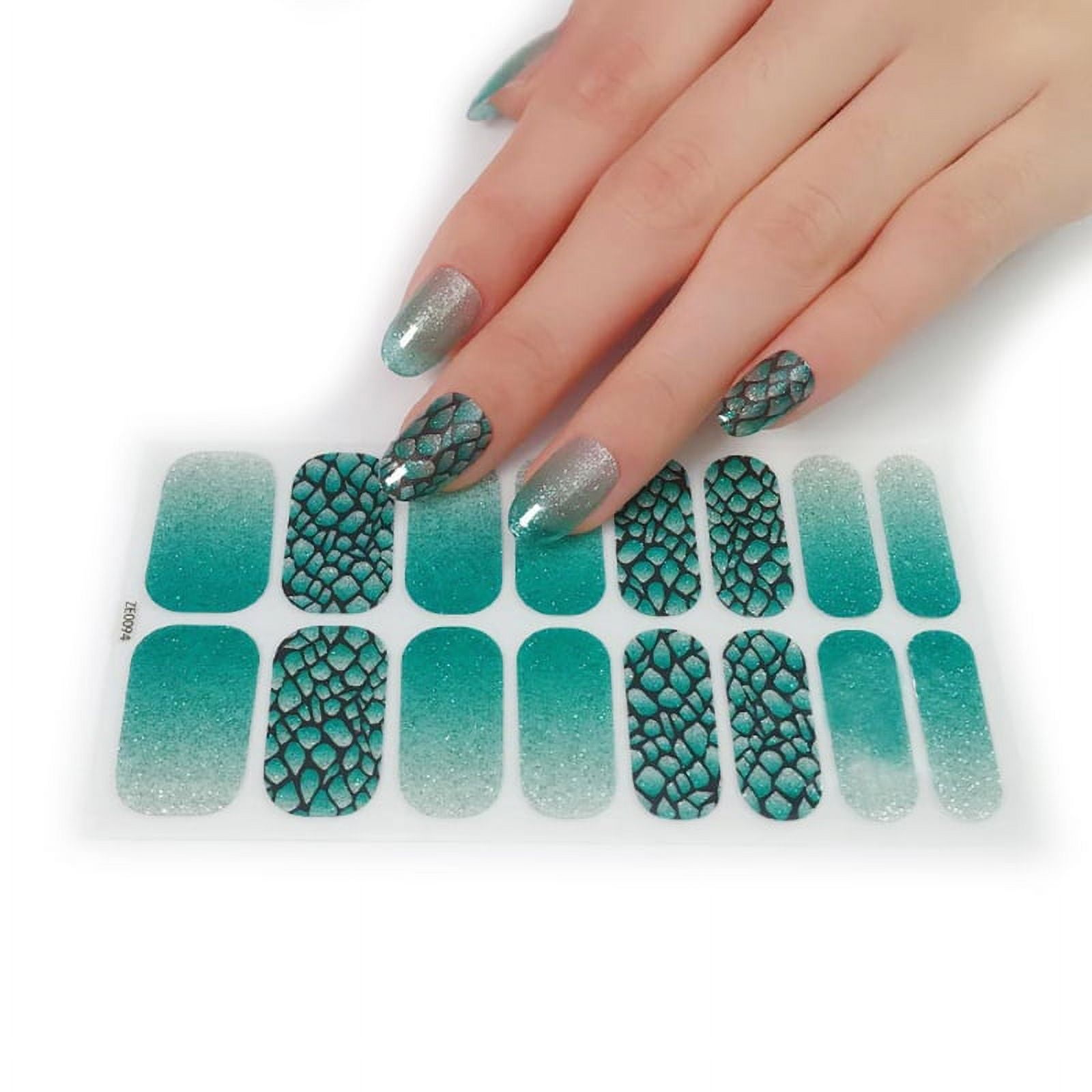 Nail Polish Strips Semi Cured Gel Nail Polish Strips SelfAshesive Full