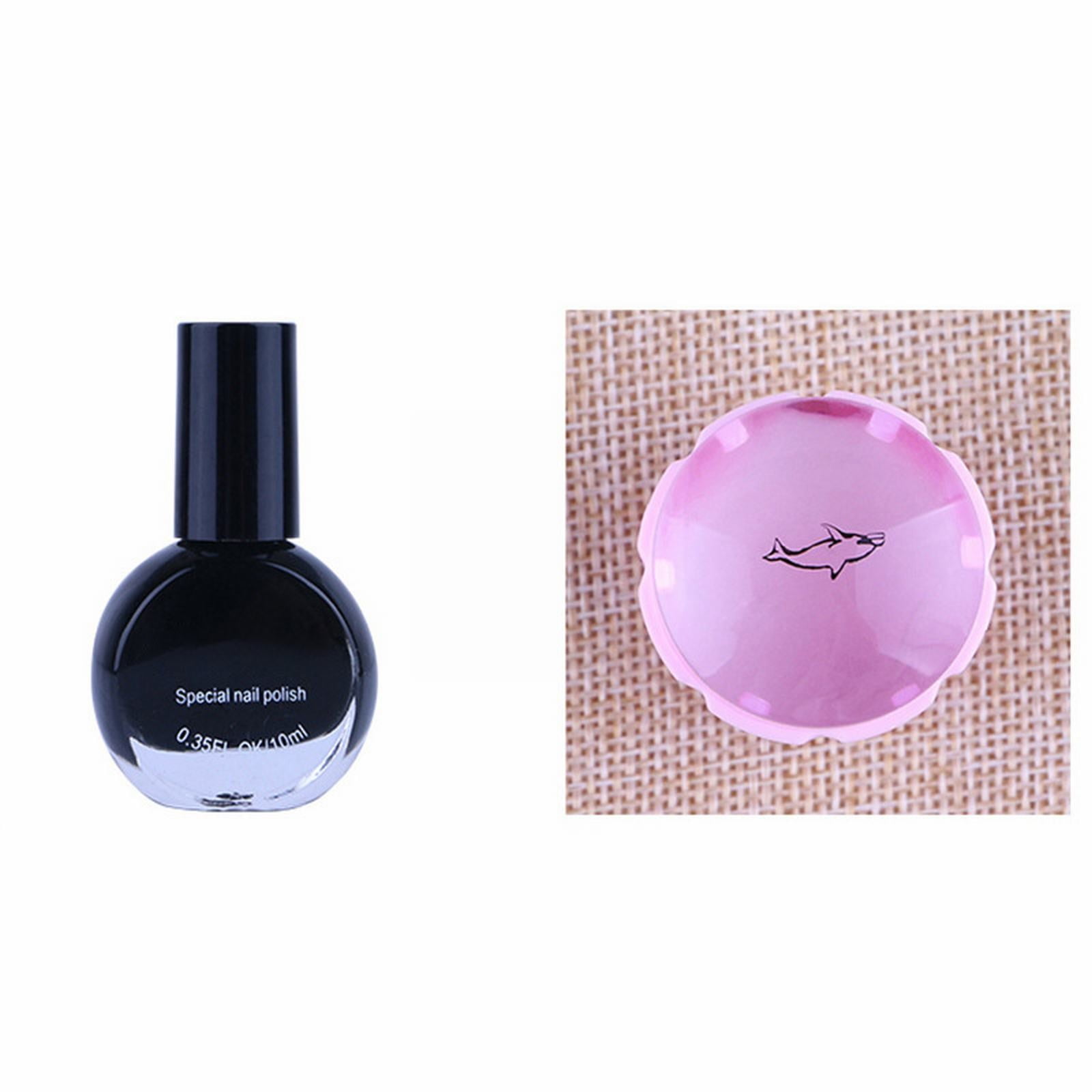 Nail Printing Oil 10ml Painted Nail Polish Non Peelable Color Optional Easy To Use on Clear