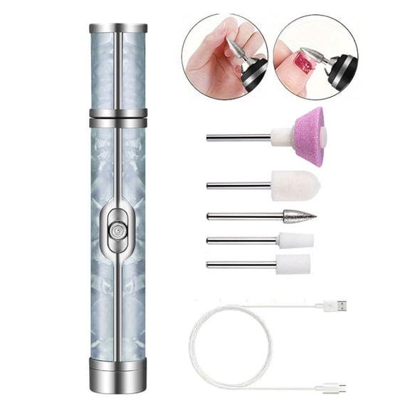 Nail Grinder Kit Cordless Nail Drill Machine for Toe and Finger Speeds Filer Manicure Pedicure Tool Nail Care