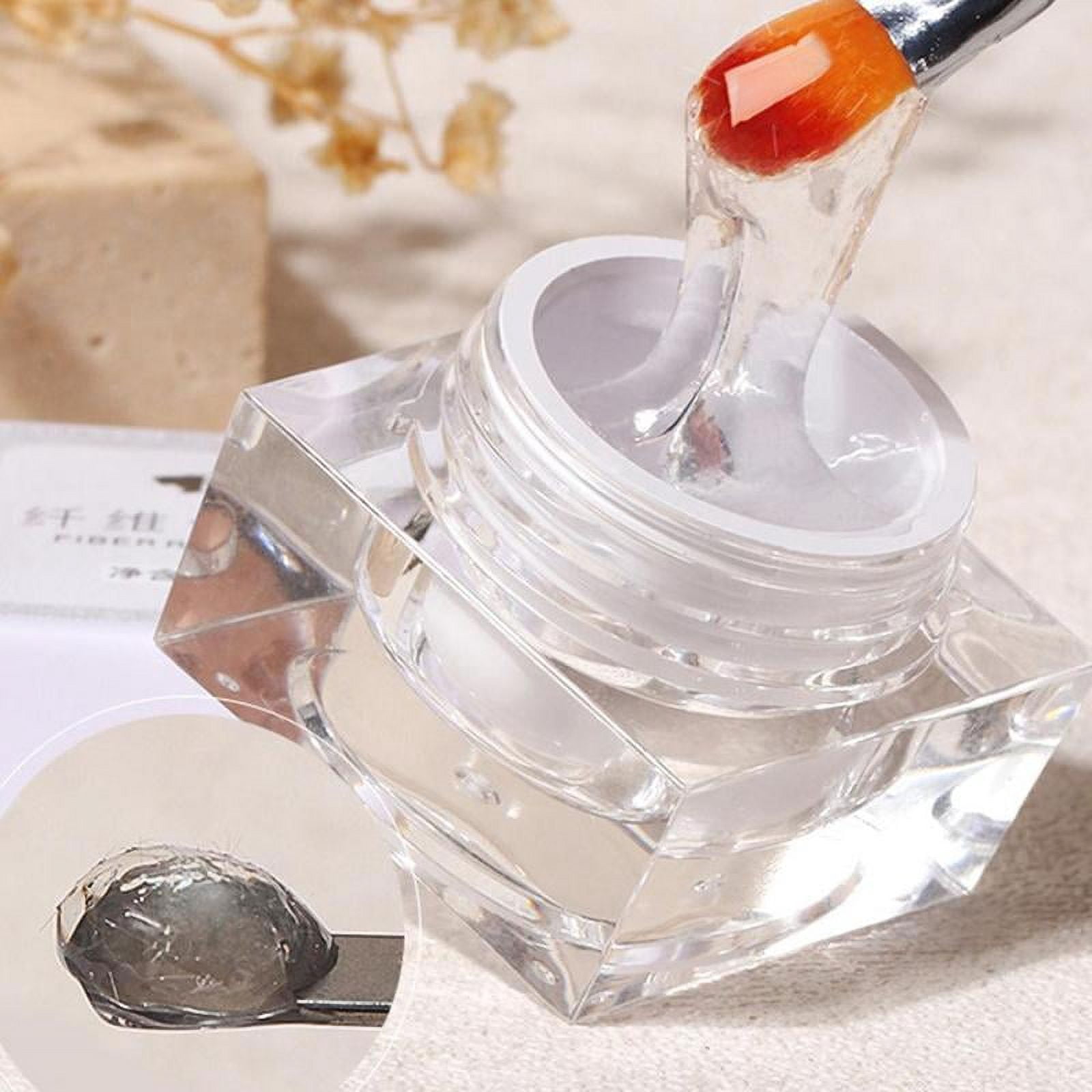 Nail Repair Extend Fiber Gel Crystal Silk UV Fiberglass Art Repaired Broken Gels Nails Nail O4V7