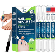 Foot Cure Toenail Fungus Treatment, 25% Undecylenic Acid Antifungal Pen, 4pcs Nail Repair Pen for Toenails & Fingernails - Made in USA
