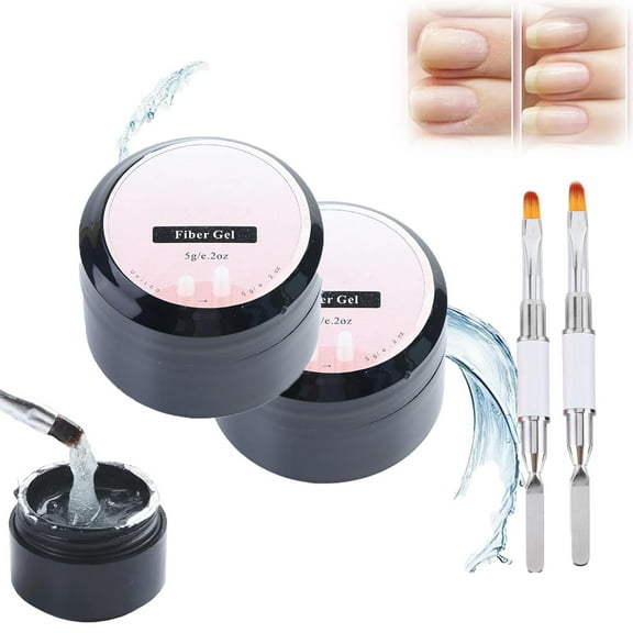 Nail Repair Protection Gel, Nail Repair Kit for Split Natural Nail, 5ml Instant for Cracked Natural Nail, Nail Repair Glue for Home & Salon Use(2 set)