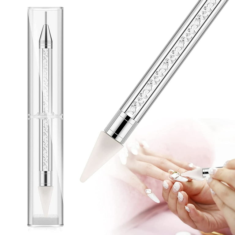 Nails Salon Professional Nail Art Pencil Tools Rhinestones Dotting Picker  Pick Wax Pen For Crystal - Nail Extravanganza