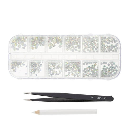 Nail Rhinestones Rhinestone Gems Nails Art Flatback Crystal Charms Manicure Kit Crystals Makeup Gel Stone Decors