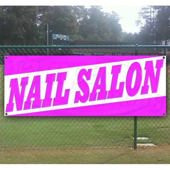 Nail Salon 13 oz Vinyl Banner With Metal Grommets